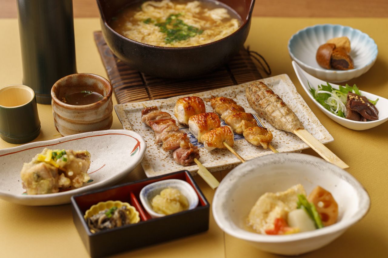 ≪お料理のみ≫ やきとりコース『花』 ～比内地鶏堪能～