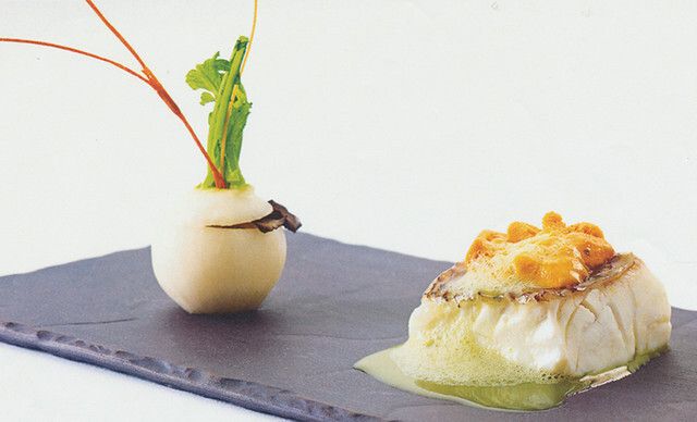 [Lunch] A little luxury with 2 main dishes of fish and meat! "Kyo Kaiseki French Course" All 6 dishes, 6,400 yen (tax included)