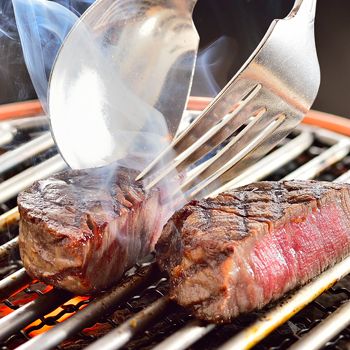 Lobster and Saga beef steak