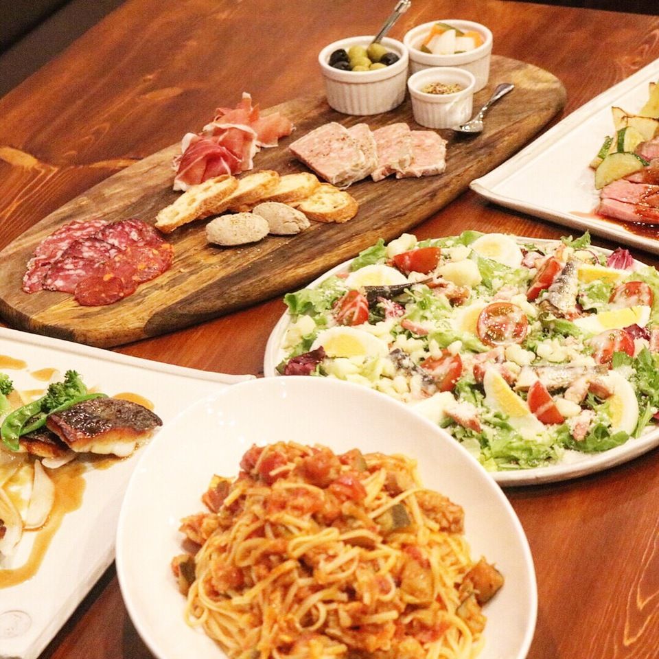 【平日ディナー限定 全７皿】 おまかせシェアプラン（４名様から）