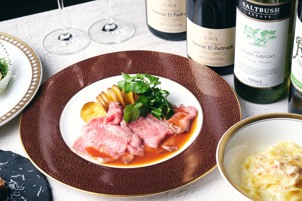 ★平日限定★「ローストビーフ」ランチ4品コース（お料理のみ）＋乾杯ドリンク