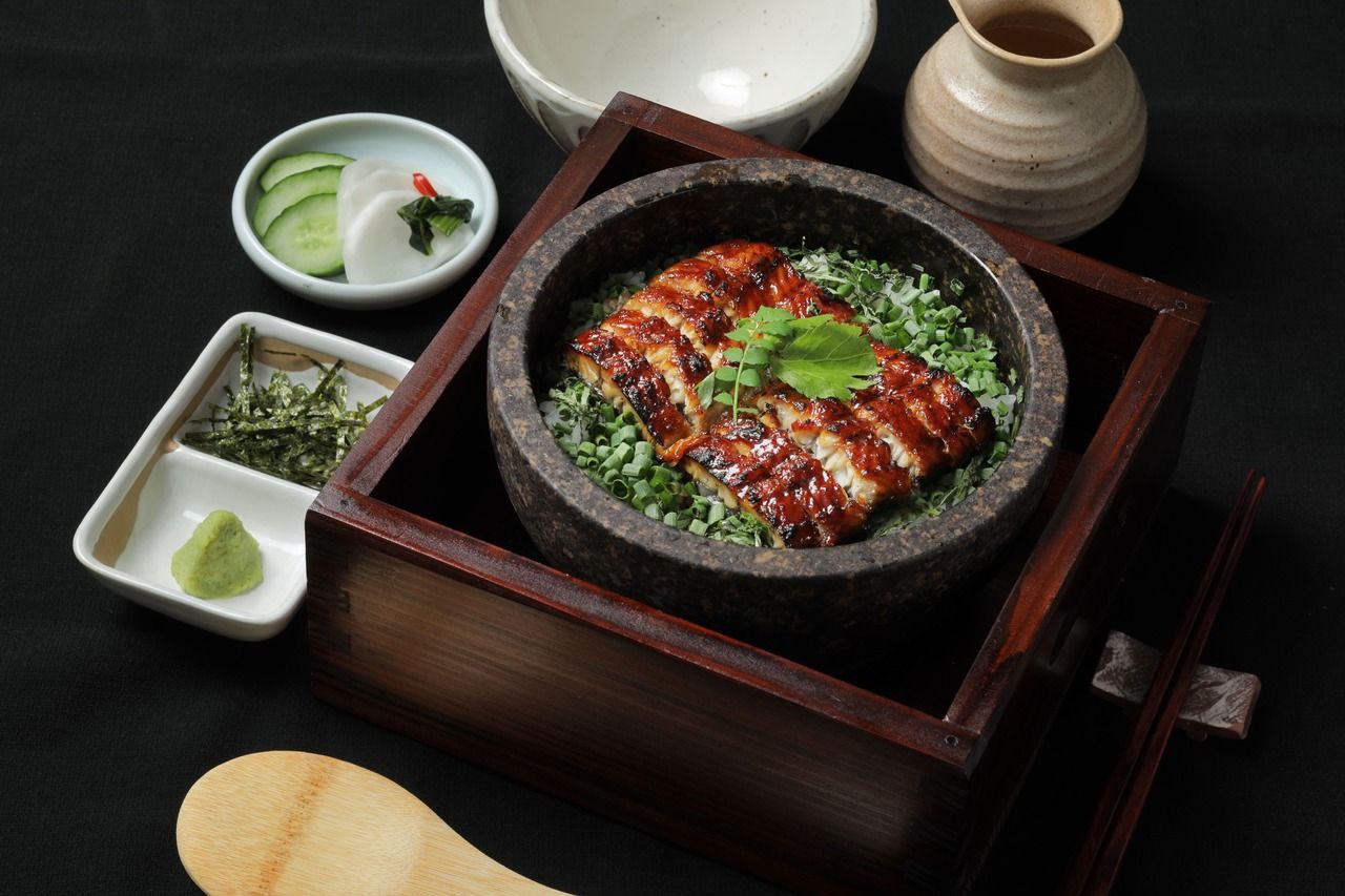 Stone-grilled eel hitsumabushi: 3,000 yen (tax included)