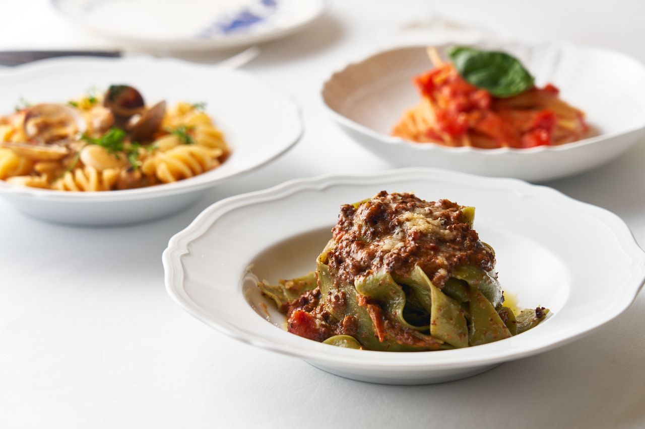 Weekday/Weekend Lunch set ◇ Appetizer, pasta, main course, dessert and coffee included