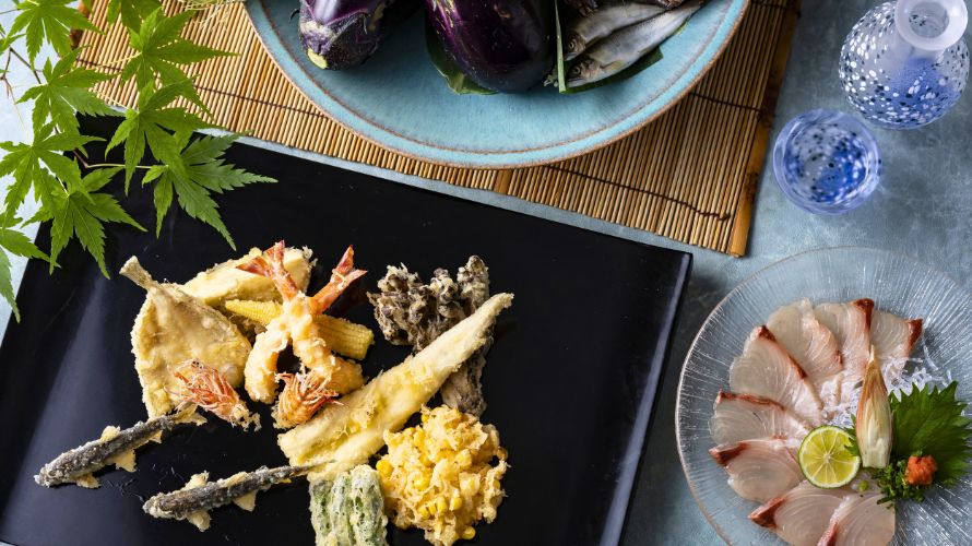 Seasonal recommended tempura course