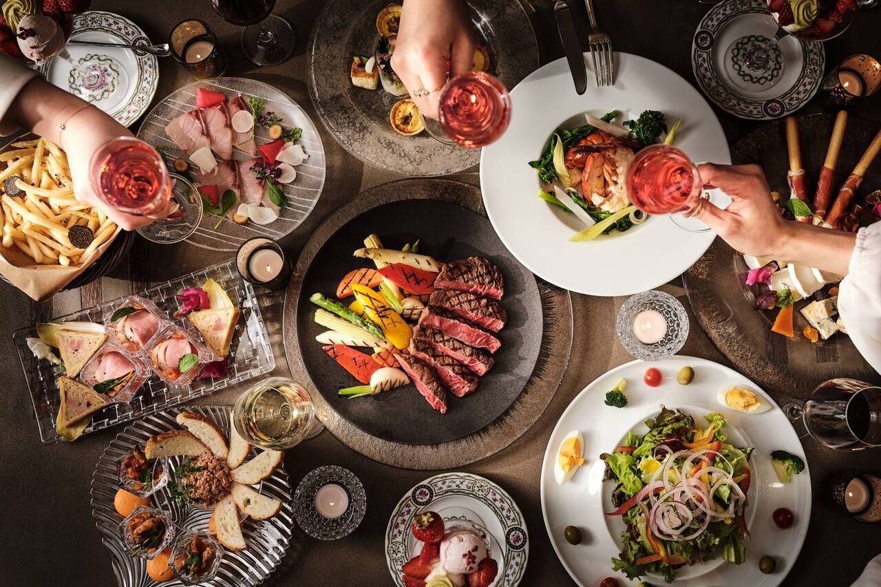 [Party at the popular lounge] (Classic course) Includes 2 hours of all-you-can-drink! Total of 8 dishes