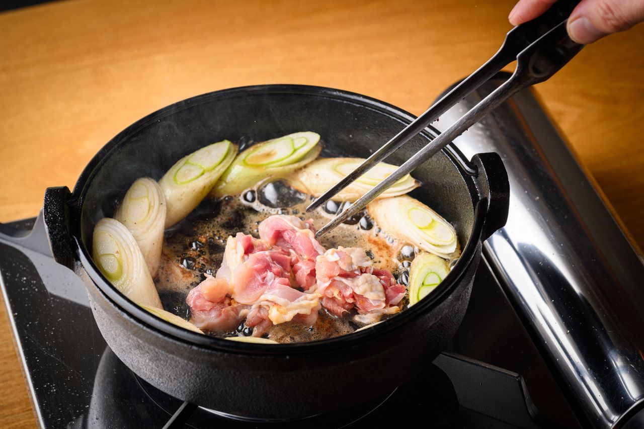 焼き鳥＋地鶏すき焼きコース