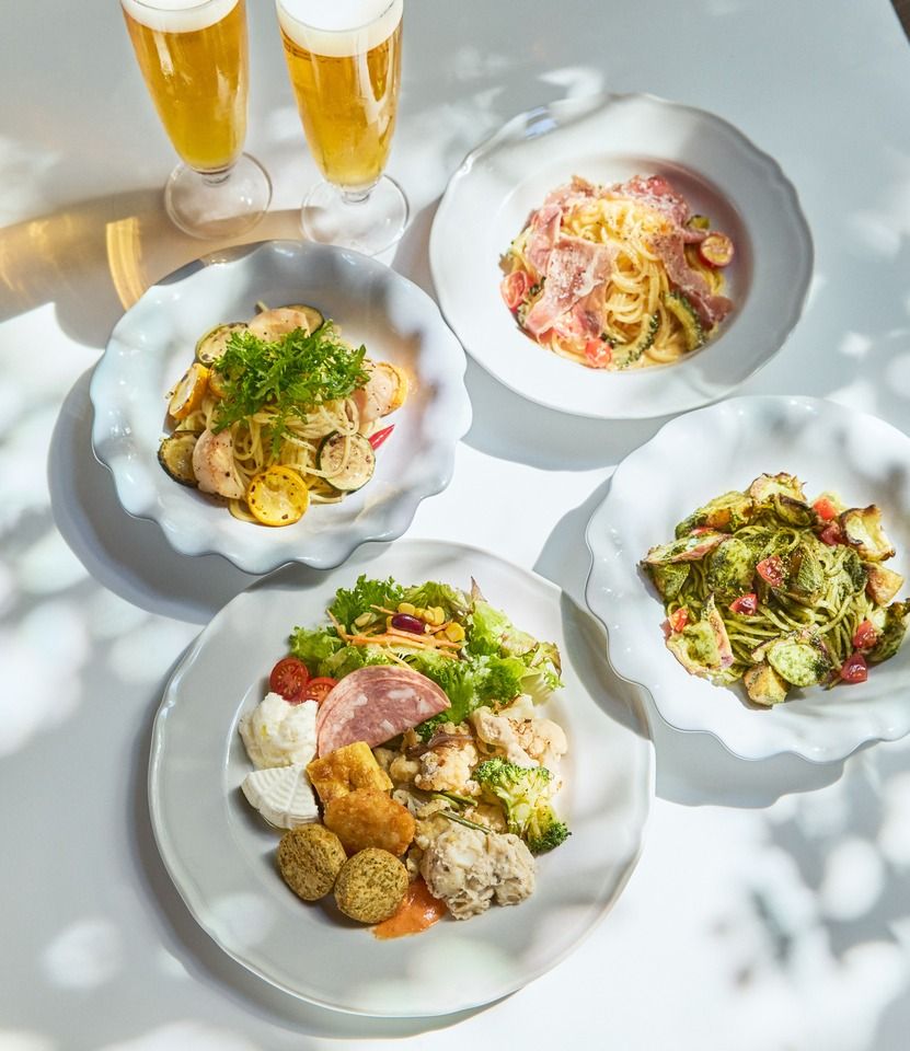 【Lunch Course】つくりたてフレッシュチーズと生パスタを楽しむ全3品ランチコース