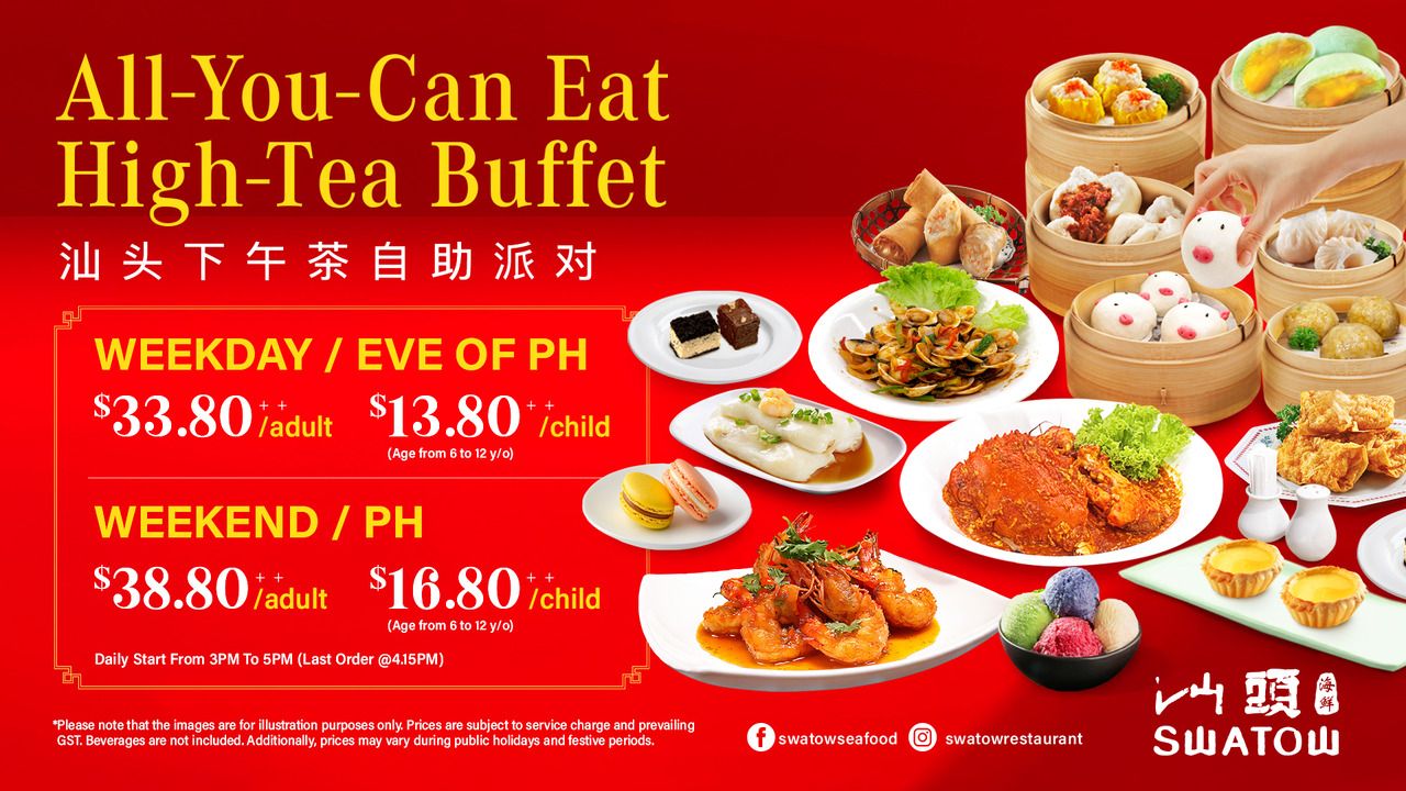 High Tea Dim Sum Buffet（PH & Weekend)