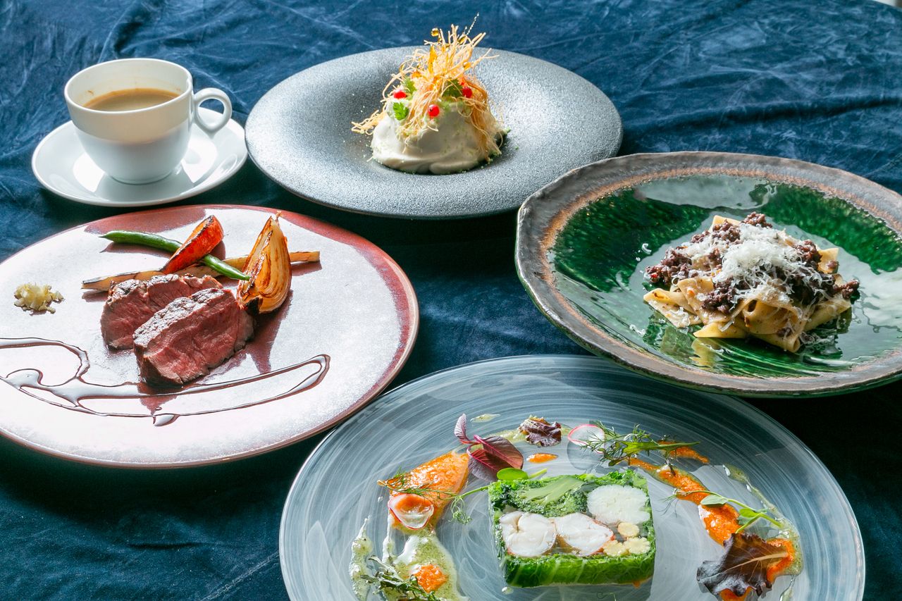 カンヌ　ディナーフルコース