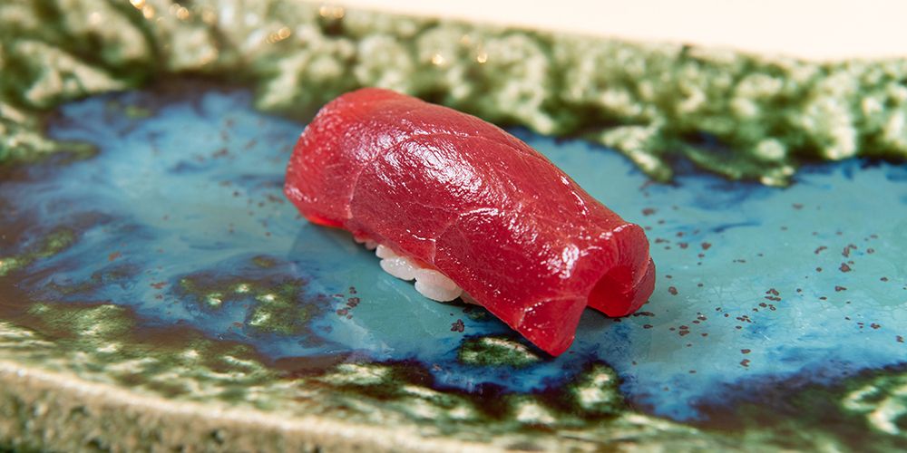 お昼のコース つまみとにぎり