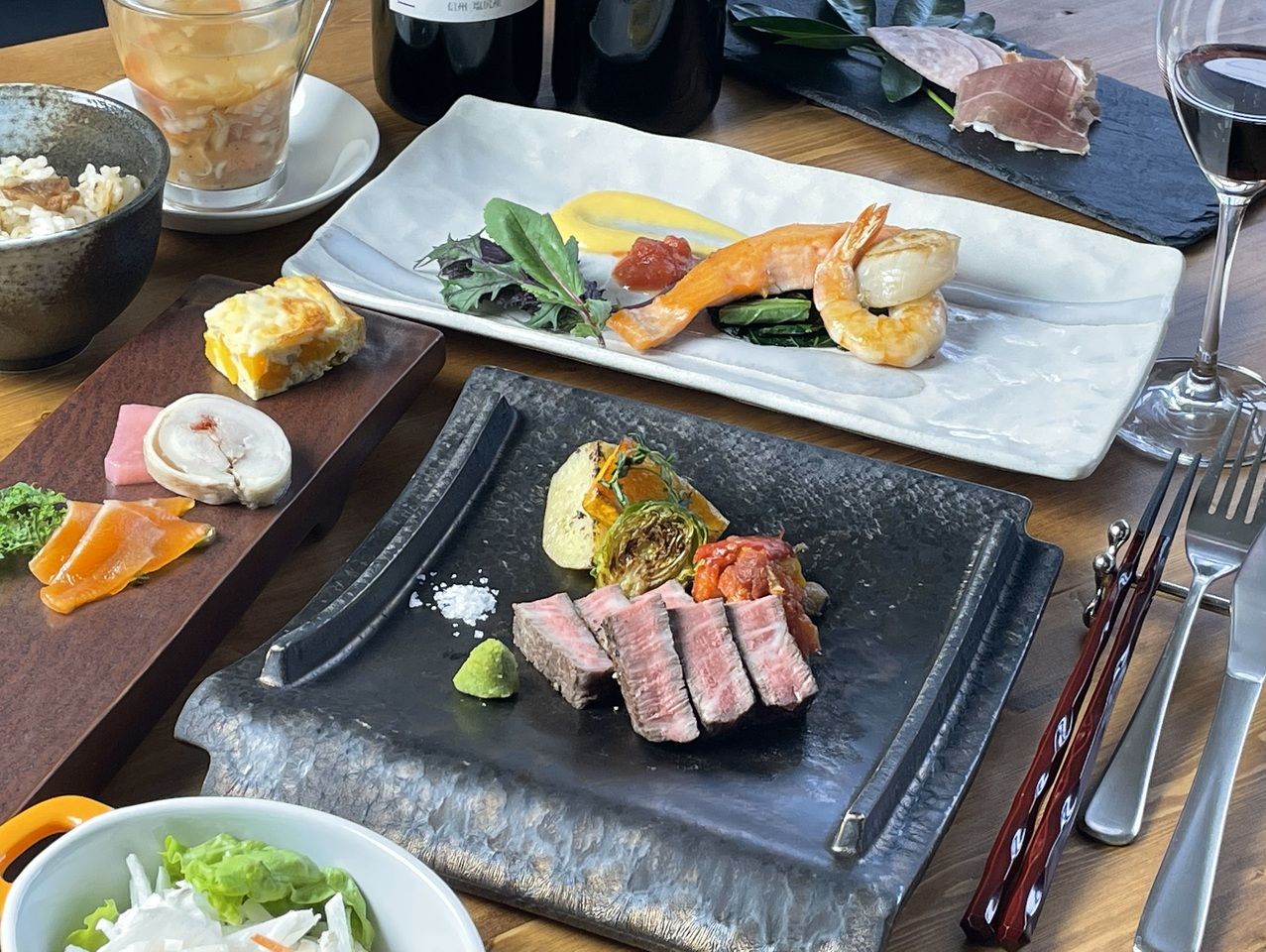 Yamanami Shinshu Wagyu beef course