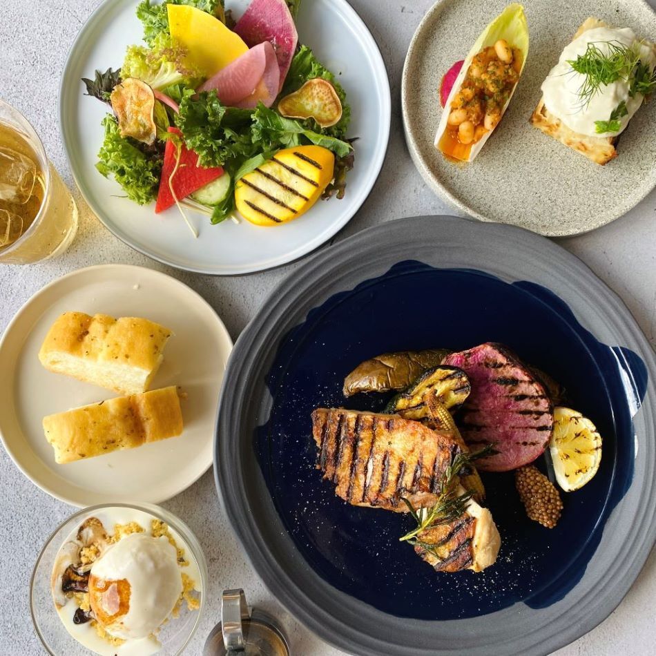 【ランチ限定コース】＜お得なLIGHTコース＞女子会やデートにおすすめ！菜彩鶏のグリル等全5皿