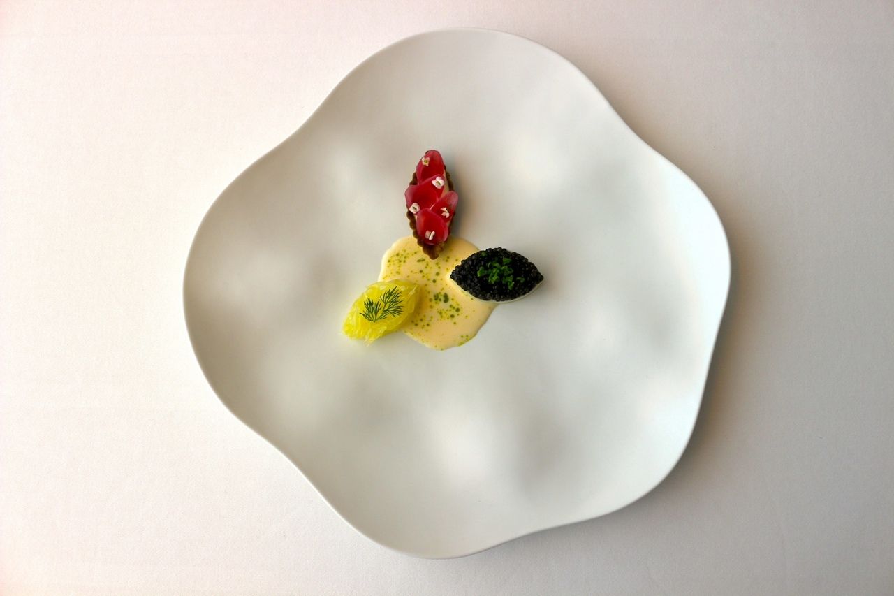 Dinner full course is offered for lunch only for reservations at 12:00