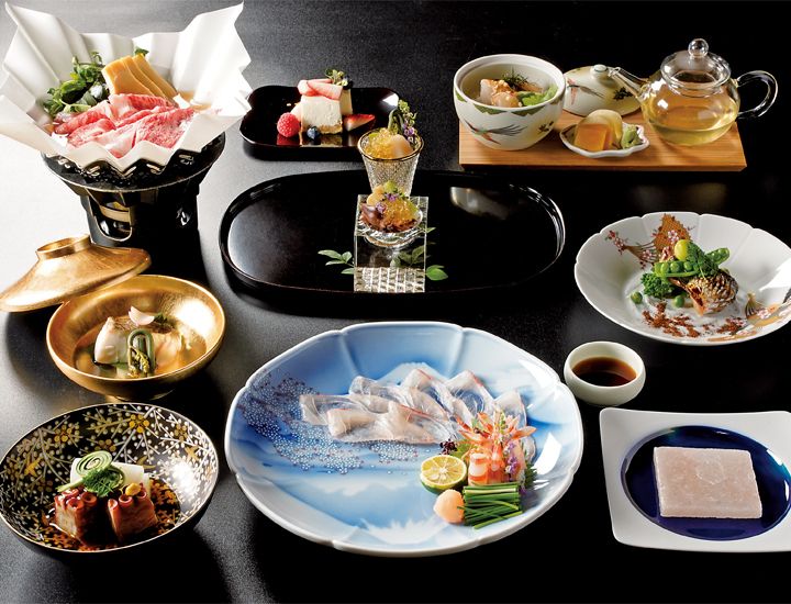 [Enjoy the taste of the season] Sakura snapper and spring wild vegetable kaiseki course