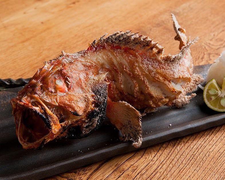 [All-you-can-drink included] Kinki 1-piece Grill Course (9 dishes total)