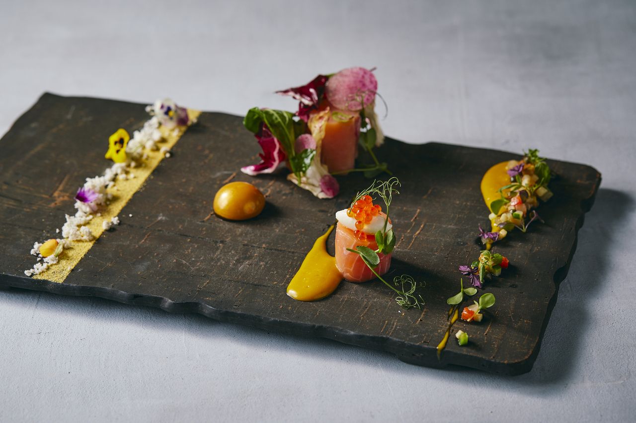 【7/1～9/4期間限定メニュー アペリティフ付き】9周年記念 シェフ若月お任せDîner Menu A