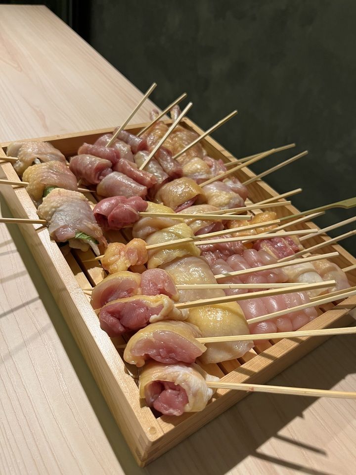 Yakitori and seasonal vegetables course