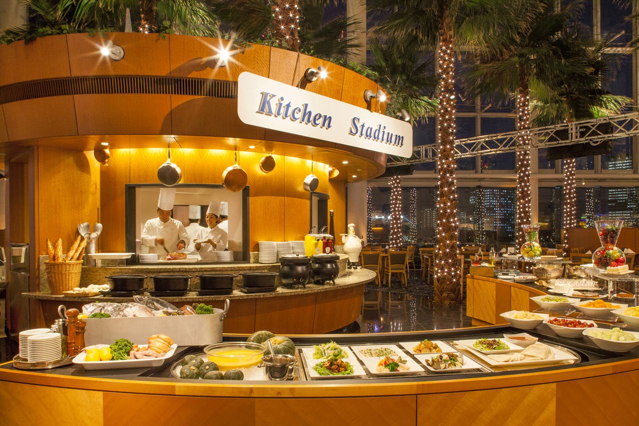 🔶【平日限定/早割り5日前】 ディナーブッフェ 『 ナイトキッチンスタジアム 』【12/1～12/22】＜120分＞
