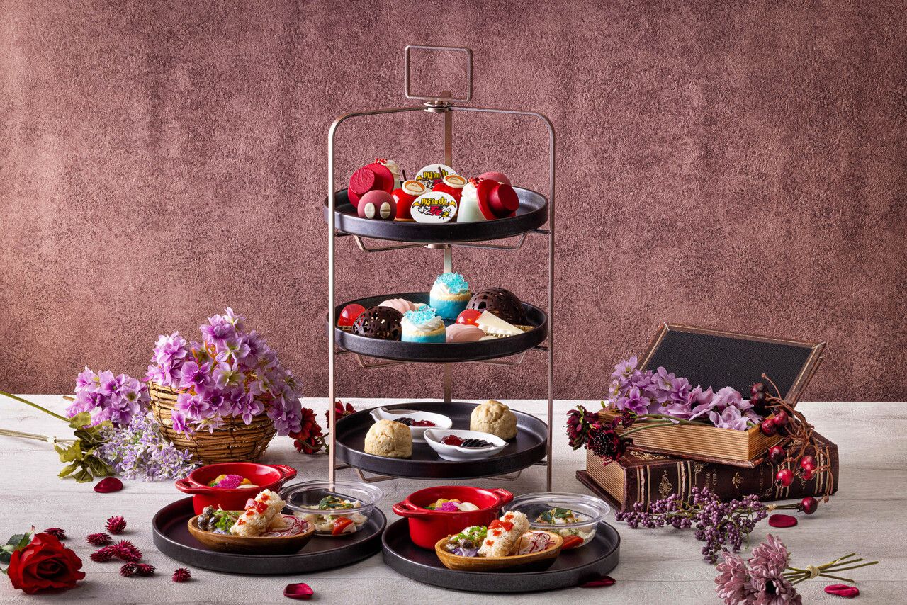 ♠後半【平日/16:00来店/会員さま料金】『(2時間制）コラボレーションアフタヌーンティー￥8000(13％サービス料別）