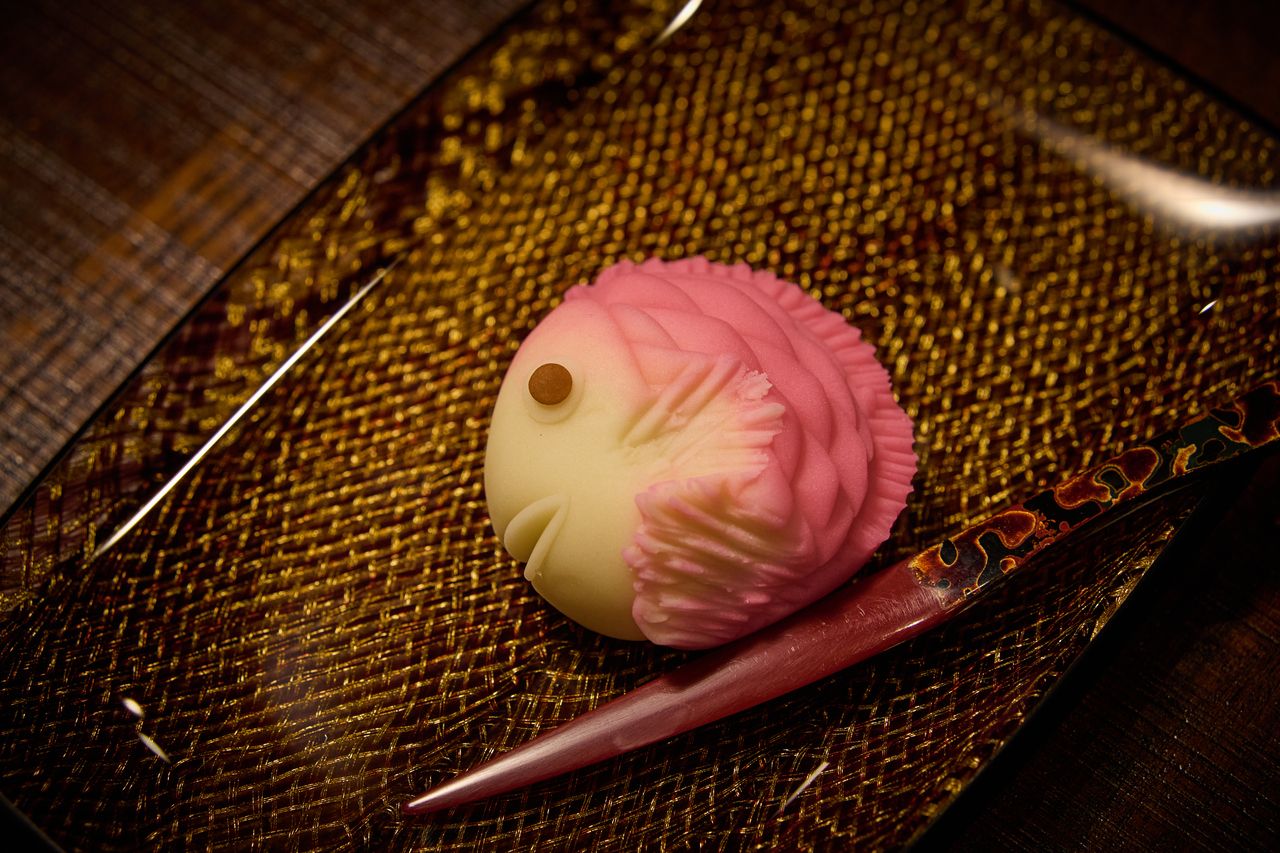 일본식 서양 절충, 계절의 애셰트 데세르 코스(알코올 페어링)