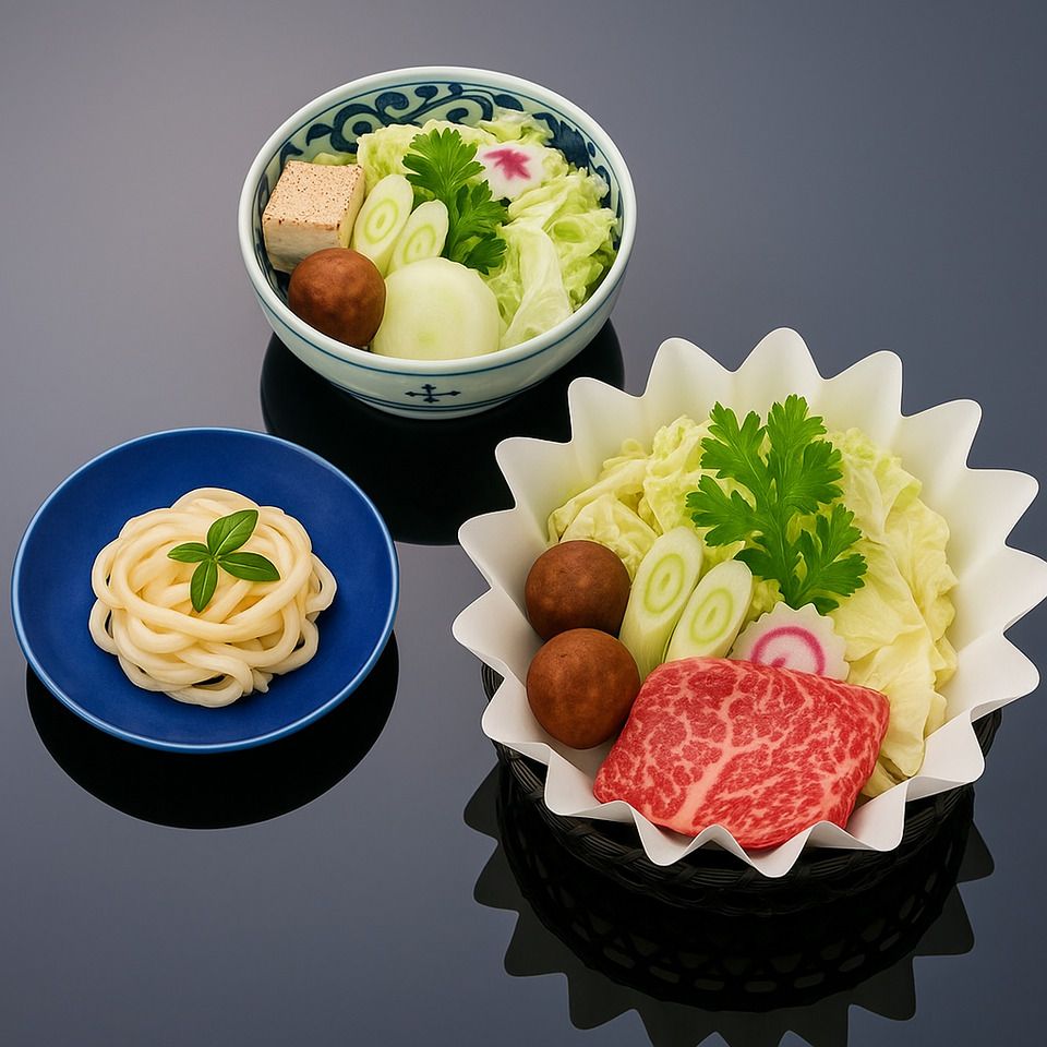 特色黑牛肉寿喜烧套餐