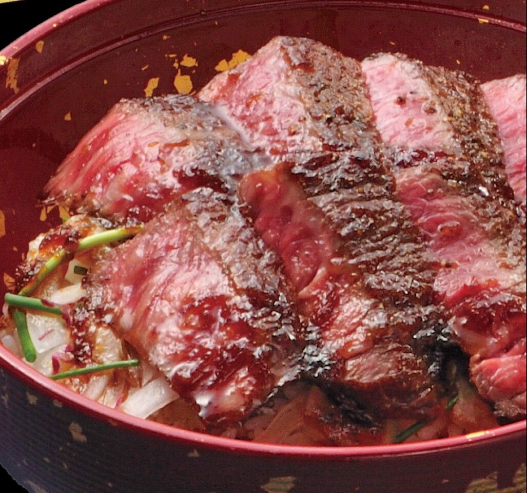 [No udon] Japanese Black Beef Sirloin Steak Bowl