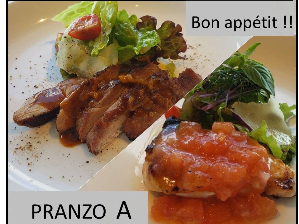 【Pranzo A】選べるメイン付き♪パスタ2種＋リゾット1種も＾＾優雅なランチタイムをお楽しみください✨駐車場無料♪