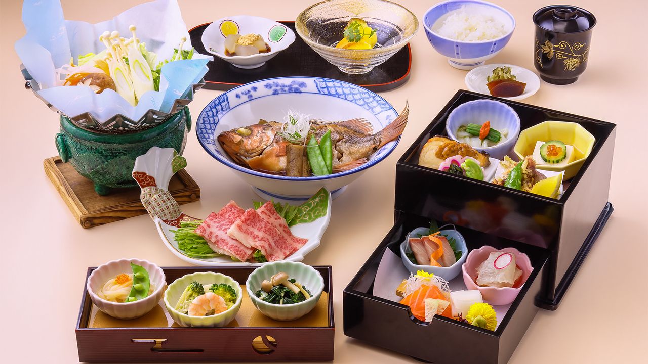 Online reservations only — Nagomi-zen (Nagomi set) with a welcome drink (up to ¥1,000)