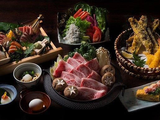【一人一鍋会席】特選黒毛和牛のすき焼きコース8000円