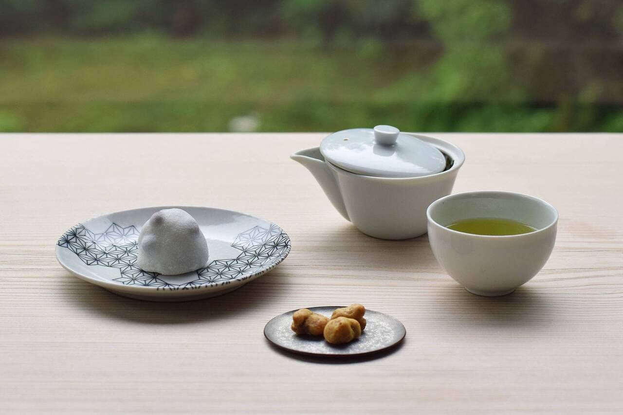 Tea and Japanese sweets