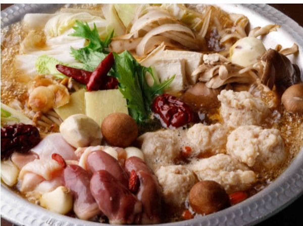 4月　炭火焼鳥/鶏醤油鍋【2H飲み放題付】5000円