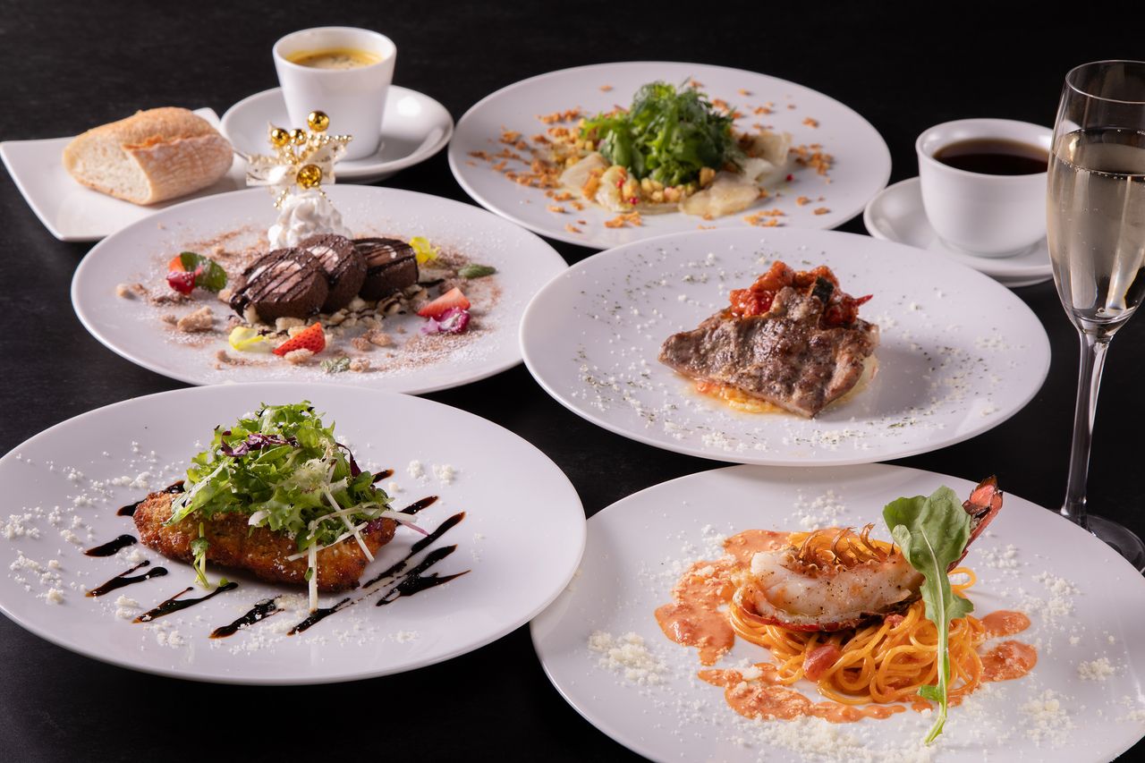 【クリスマス2025】オマール海老やカジキマグロなど全7皿ランチ＊12/24.25限定