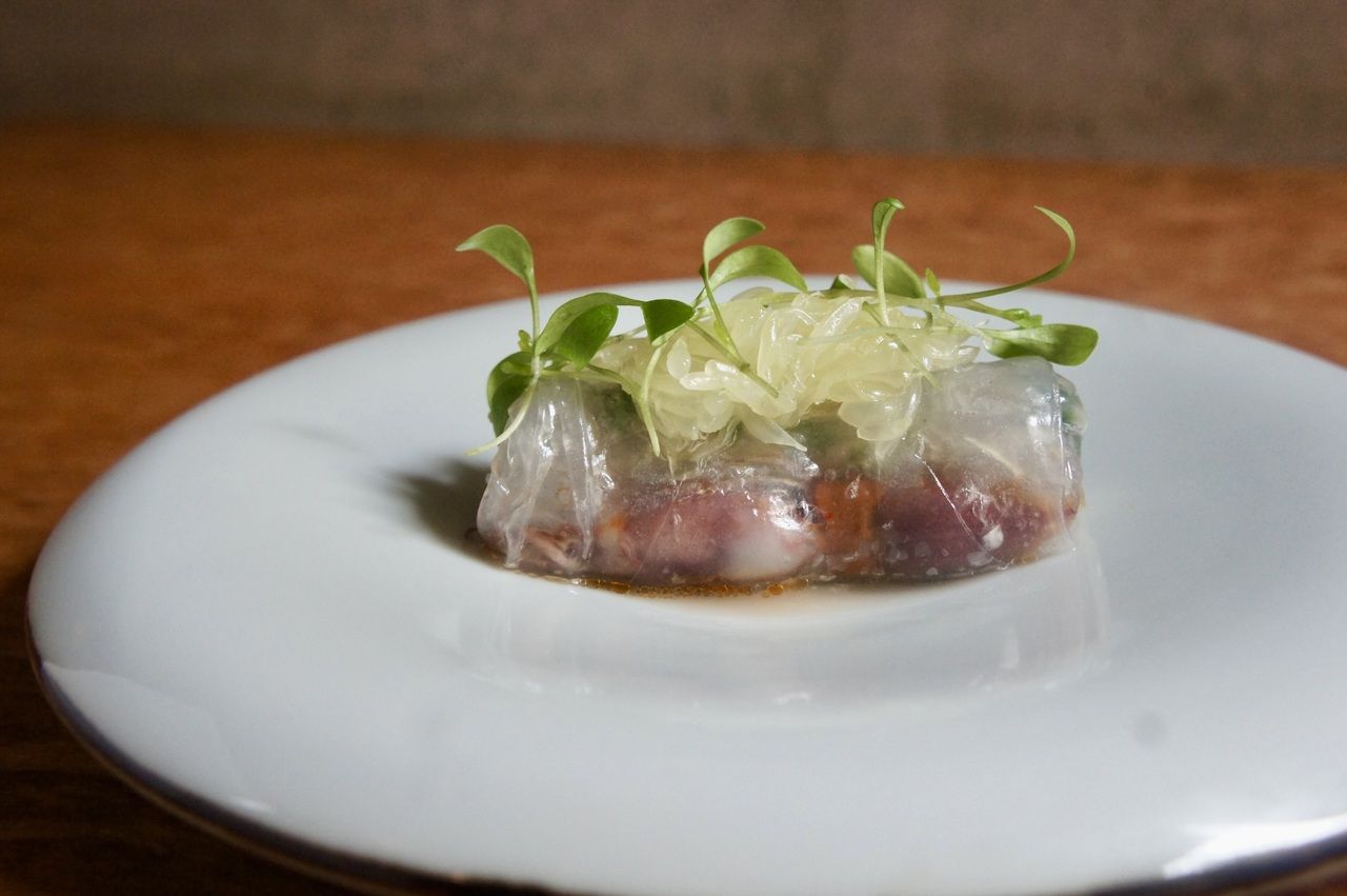 季節のコース 全7品＋ゼブラ・ストライピング　