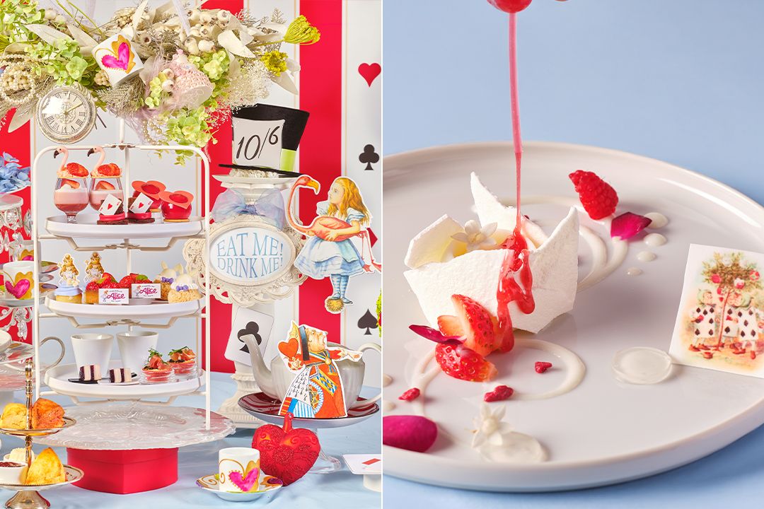 平日 『アリスのストロベリーアフタヌーンティー』 ～不思議の国のアリス”の甘いお茶会へ誘う～  ＋スぺシャリテデザート ※マリアージュフレール1杯つき