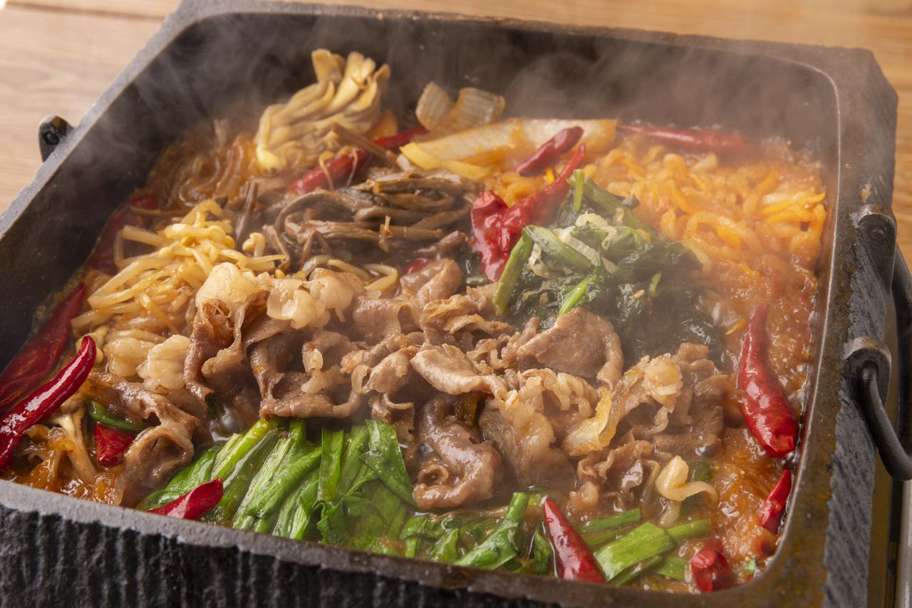 贅沢宴会に✰「韓国風和牛すき焼鍋コース」韓国グルメ満載の大満足コース4,500円