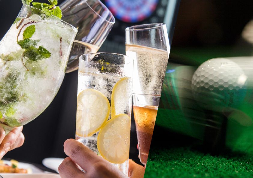 2次会プラン『ゴルフ個室』（1.5H飲み放題+軽食付き）