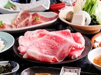 전통의 샤브샤브 흑모 일본소 코스 19품