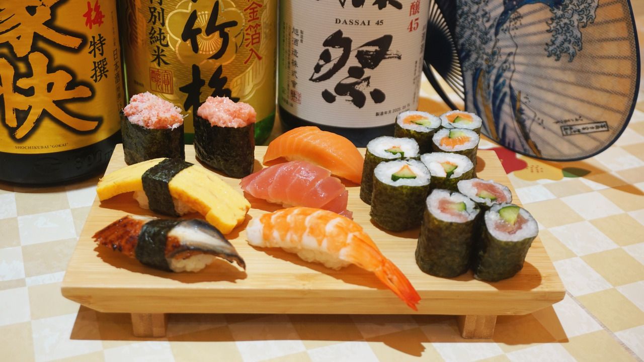 [Children under 12 years old] Nigiri sushi and roll sushi course