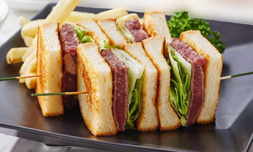  Steak Sandwich with French Fried Potato