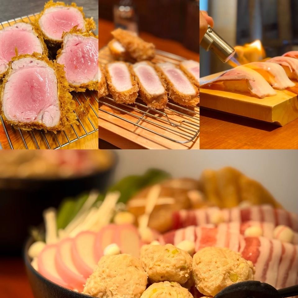 Zehngängiges Kaiseki-Menü mit Schweinekotelett und Chanko Nabe (Reservierung erforderlich)