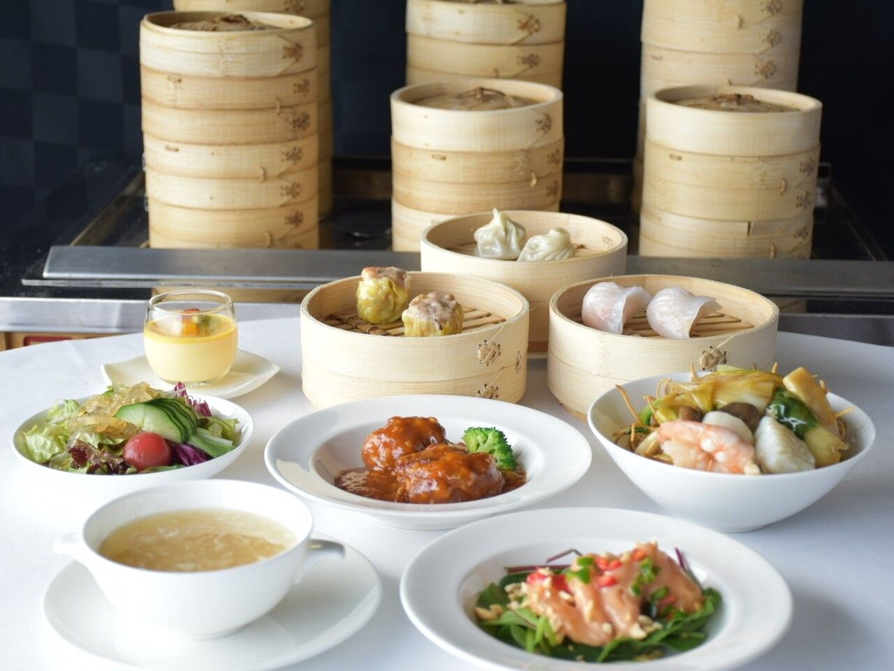 🔷Payment on the day🔷Lunch set with all-you-can-eat dim sum