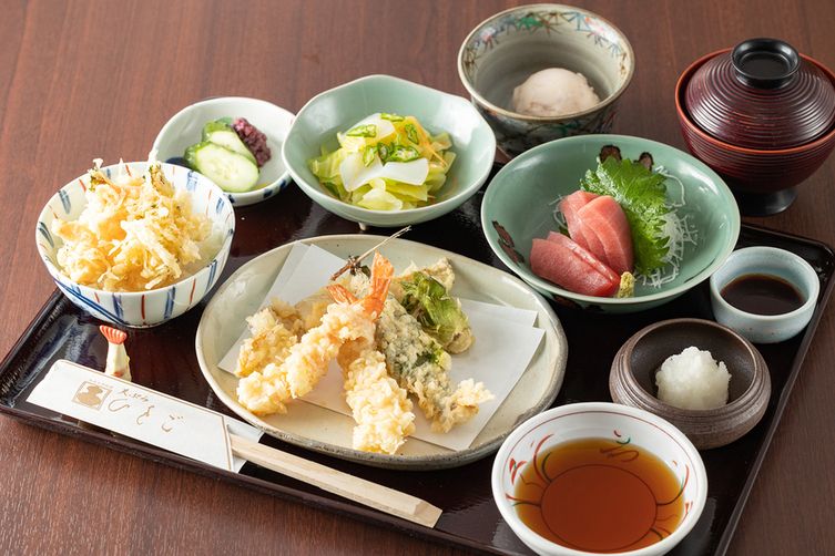 Japanese lunch set meal