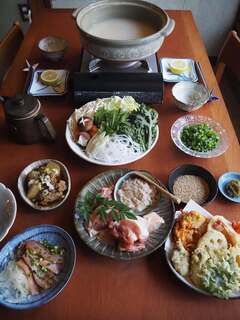 鹿児島県産黒薩摩地鶏水炊きコース　