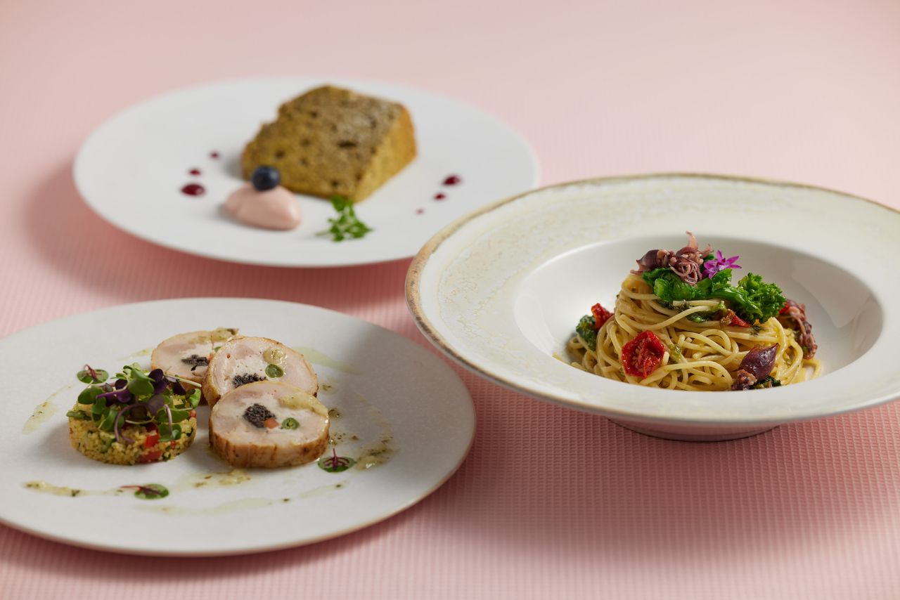 【ランチ】春のパスタランチ　スープ&デザート付き