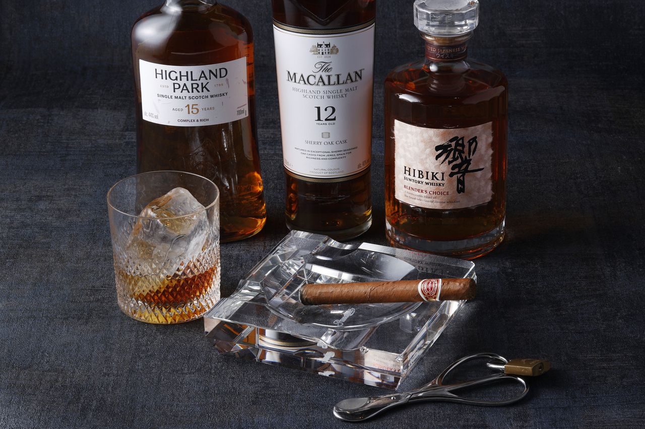 [Regular Price] Whiskey & Cigar Trial Set 8,000 yen