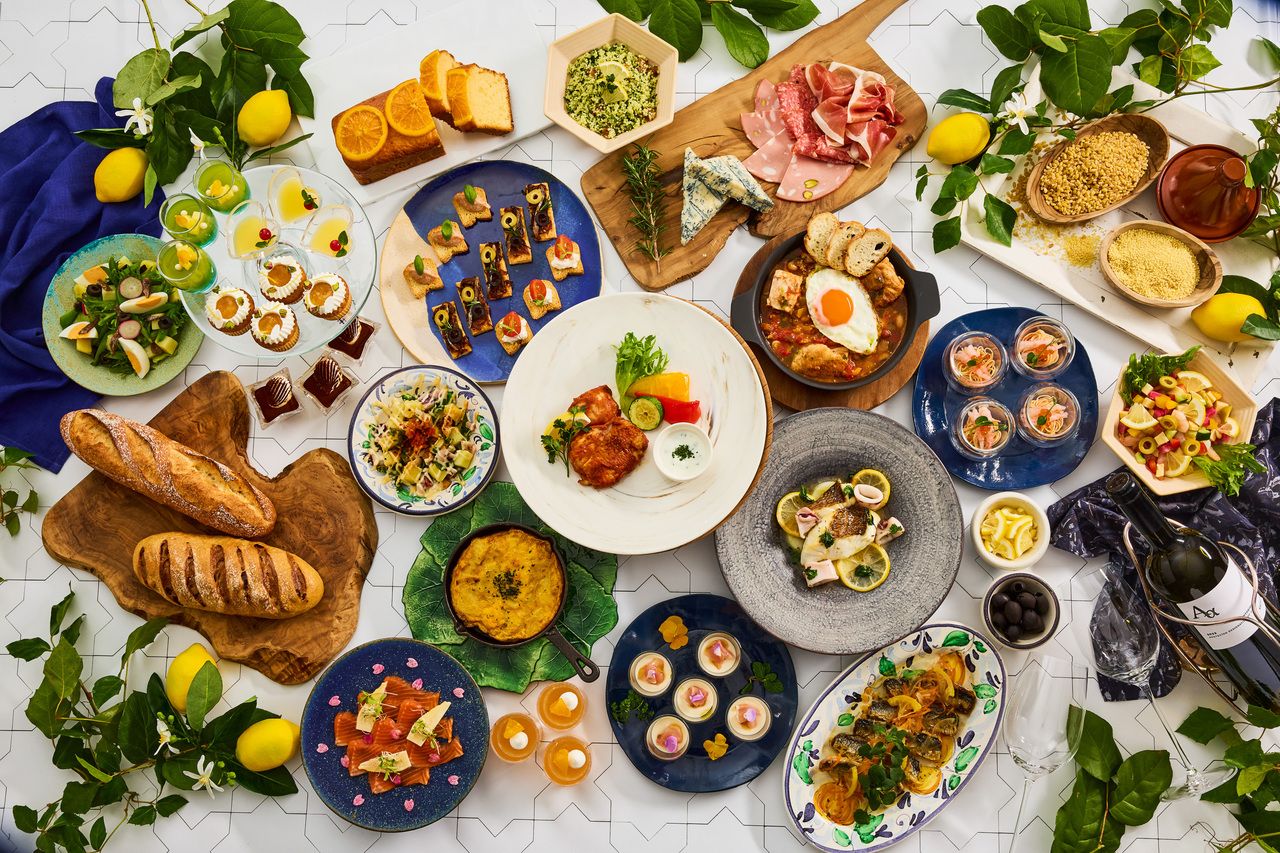 No Onsen Lady's Lunch Semi-buffet with plenty of desserts 