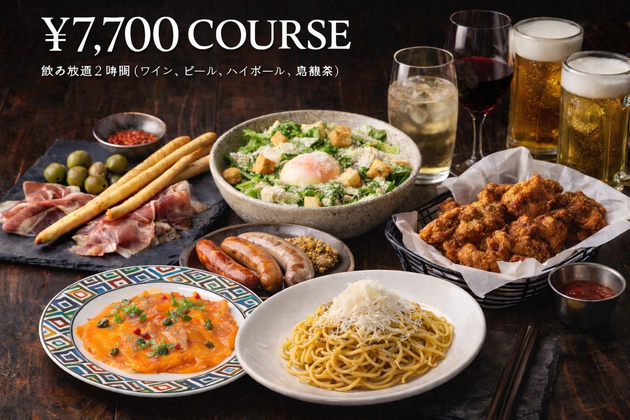 7,700 yen course