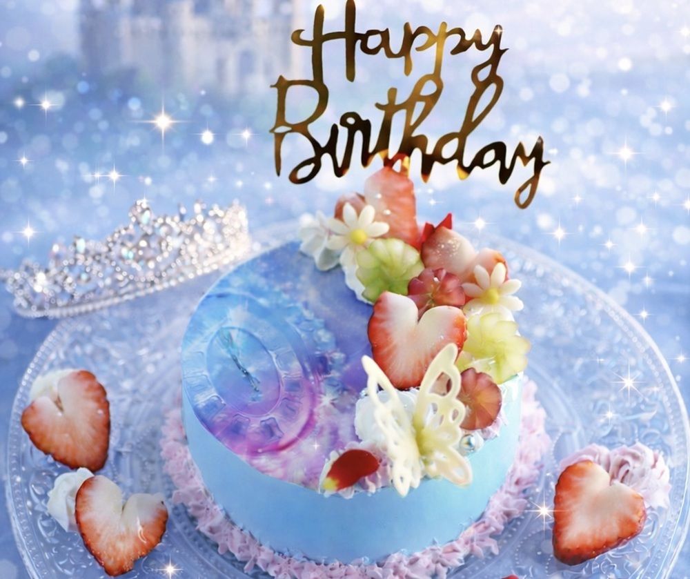 【Hand of Time】Celestial Blue Celebration Cake