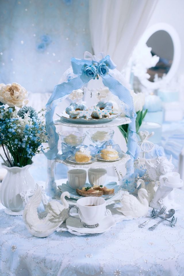 🦢🏹【For 2 person】Daydream -swan cupid -¥10,400 (Price for 2 people / Served on a 3-tiered tray)