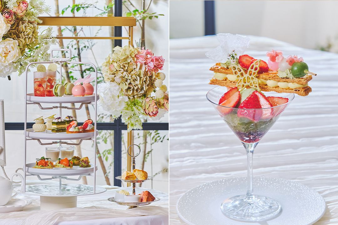 平日『初夏のいちごと抹茶のアフタヌーンティ』＋スペシャリテデザート  ※ティーセレクション